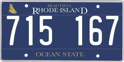 RI license plate 715167