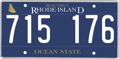 RI license plate 715176