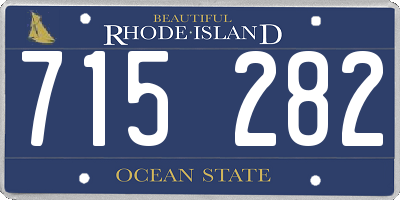 RI license plate 715282