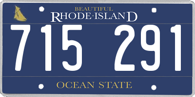RI license plate 715291