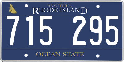 RI license plate 715295