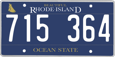 RI license plate 715364
