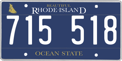 RI license plate 715518
