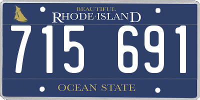 RI license plate 715691