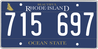 RI license plate 715697