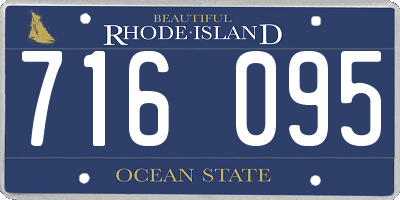 RI license plate 716095