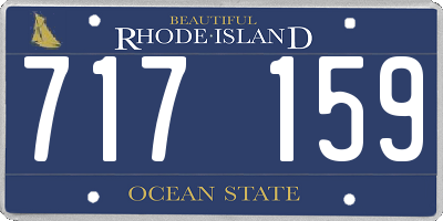 RI license plate 717159