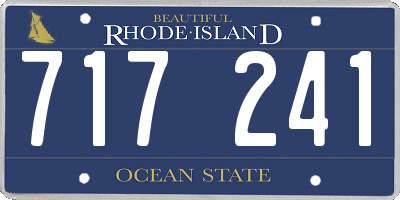 RI license plate 717241