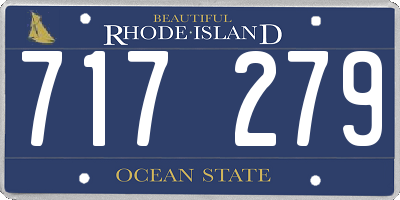 RI license plate 717279