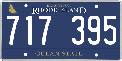 RI license plate 717395