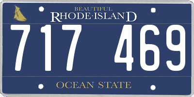 RI license plate 717469