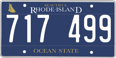 RI license plate 717499