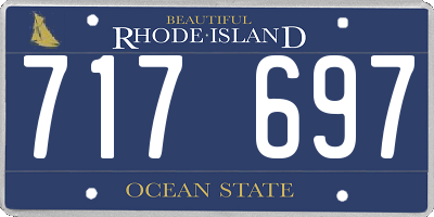 RI license plate 717697