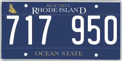 RI license plate 717950