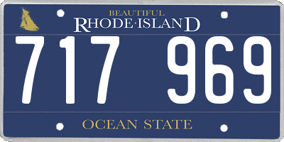 RI license plate 717969