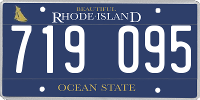 RI license plate 719095