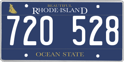 RI license plate 720528