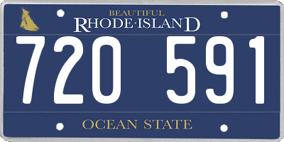 RI license plate 720591