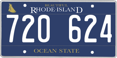 RI license plate 720624