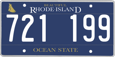 RI license plate 721199