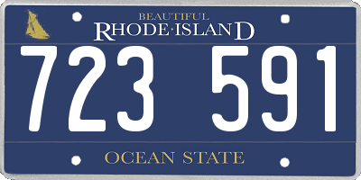 RI license plate 723591