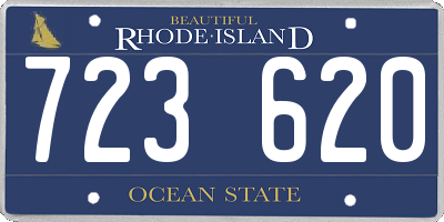 RI license plate 723620