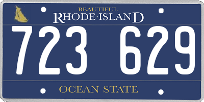 RI license plate 723629