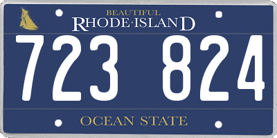 RI license plate 723824