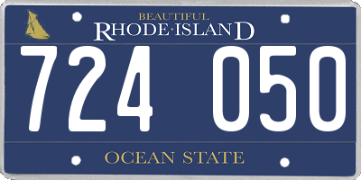 RI license plate 724050