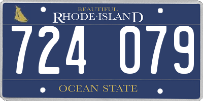RI license plate 724079