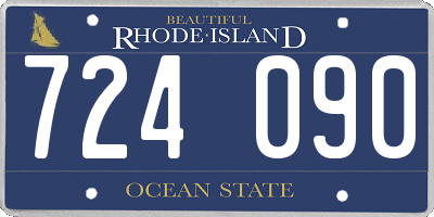 RI license plate 724090