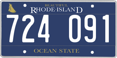 RI license plate 724091