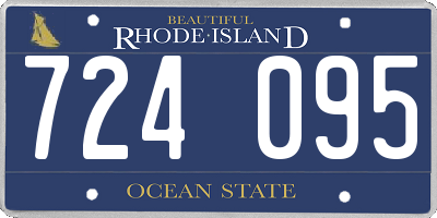 RI license plate 724095
