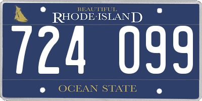 RI license plate 724099