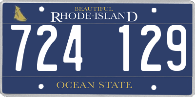 RI license plate 724129