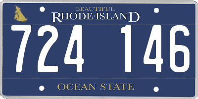 RI license plate 724146