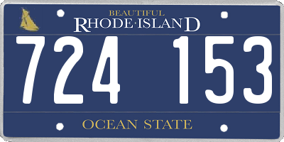 RI license plate 724153