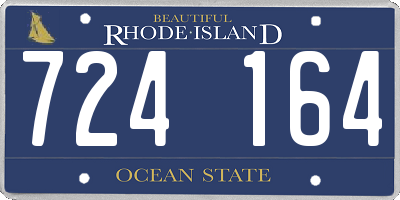 RI license plate 724164