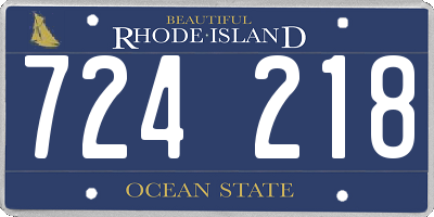 RI license plate 724218