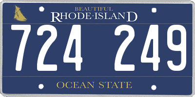 RI license plate 724249