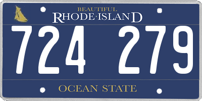 RI license plate 724279