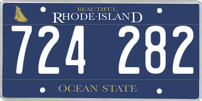 RI license plate 724282