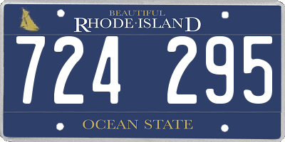 RI license plate 724295