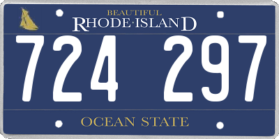RI license plate 724297