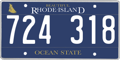 RI license plate 724318