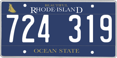 RI license plate 724319
