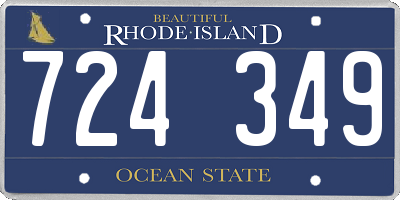 RI license plate 724349