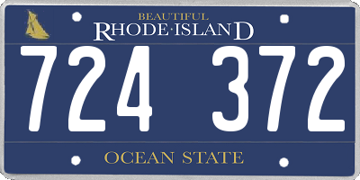 RI license plate 724372