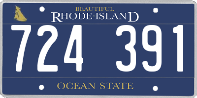 RI license plate 724391