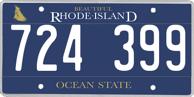 RI license plate 724399